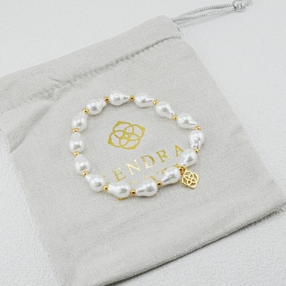 Kendra Scott Teardrop Pearl Bracelet
